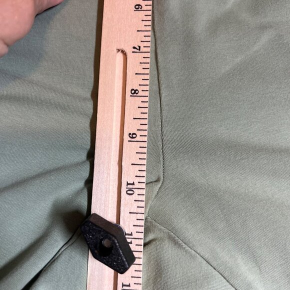 Lands End Wide Leg Pull On Pants Starfish Flare Leg Pant Green Size XL - Picture 2 of 10